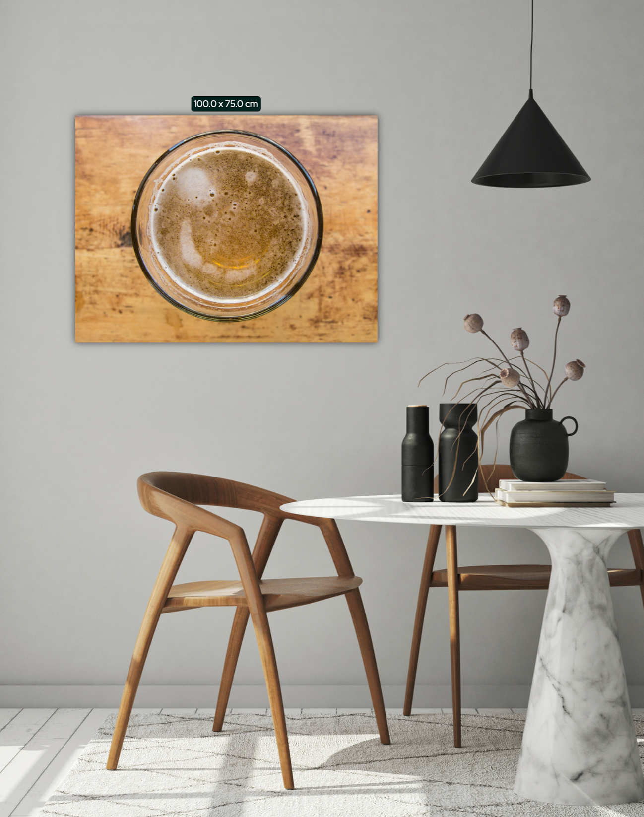 Öl-stilleben (Canvastryck 100cm x 75cm)